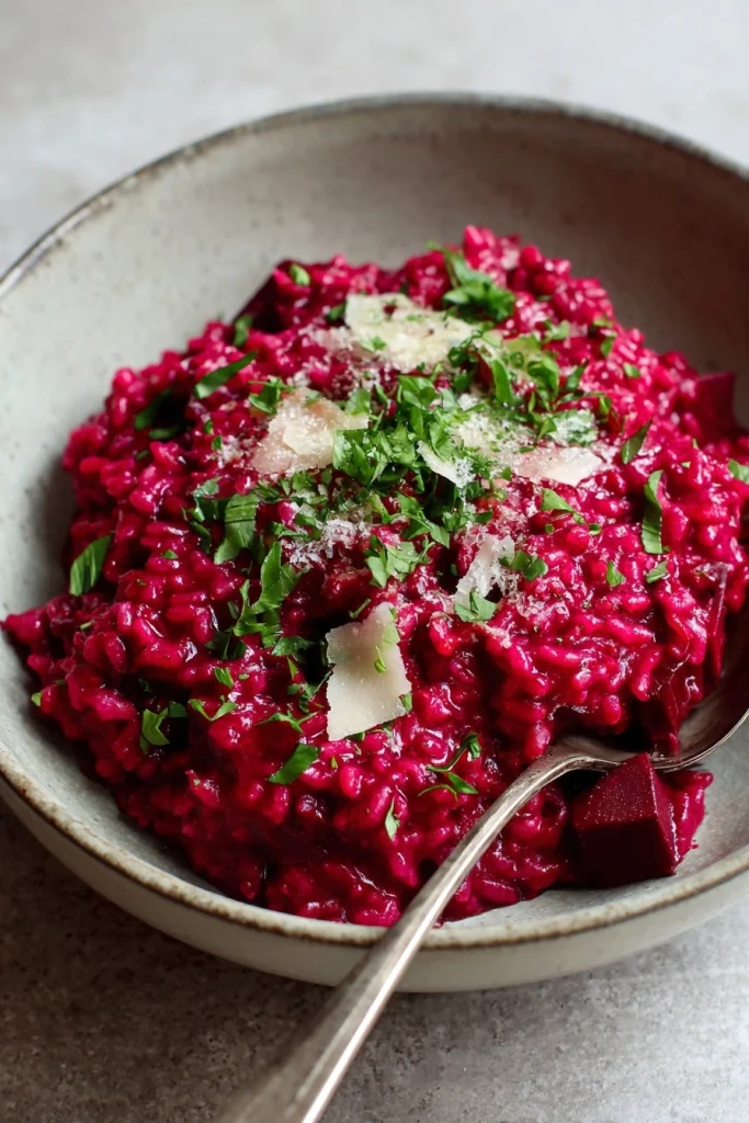 Bloody Beet Risotto