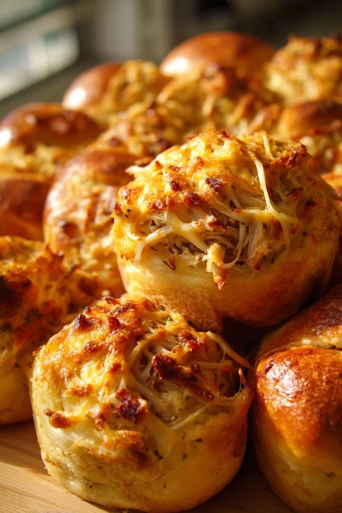 Chicken Bacon Ranch Pull Apart Rolls