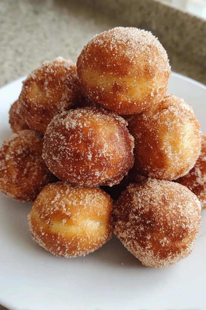 Pumpkin Donut Holes (Air Fryer Or Oven)