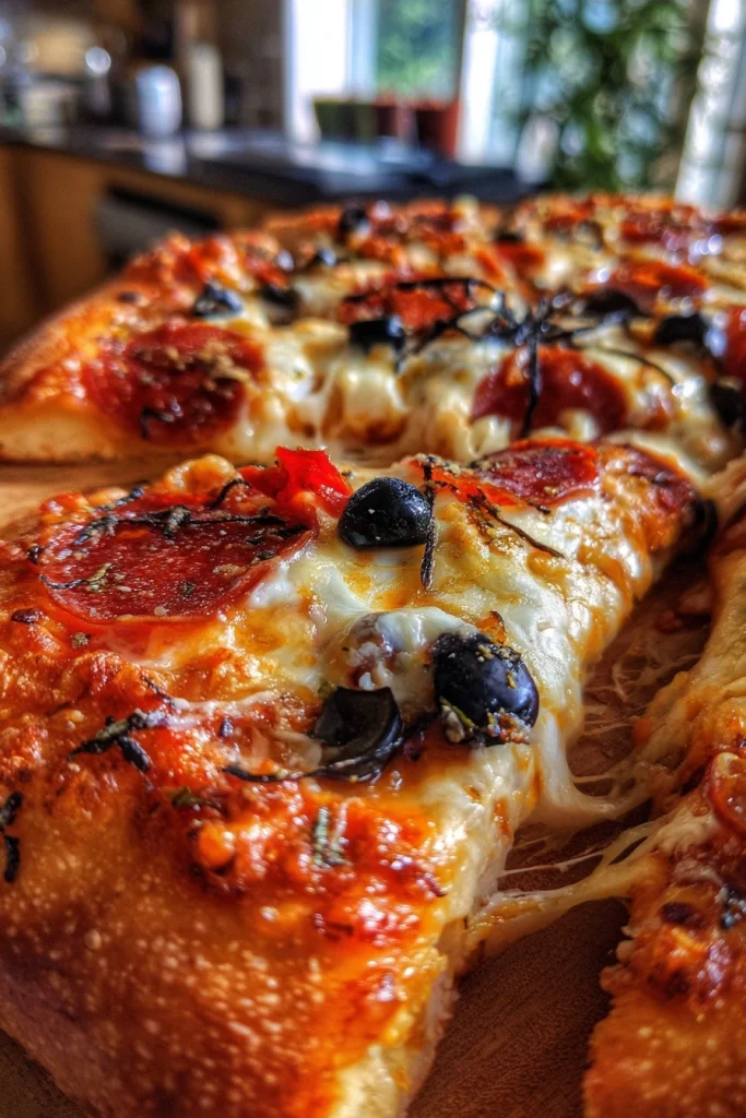 Spiderweb Halloween Pizza