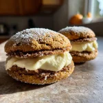 Apple Cider Whoopie Pies – Soft Spiced Cookies With Creamy Filling For Fall - Emma's Cake Studio