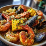 Cajun Seafood Boil with Garlic Butter Sauce