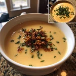 Cheddar Garlic Herb Potato Soup | Cozy & Creamy Comfort Food