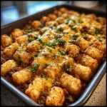 Cheeseburger Tater Tot Casserole