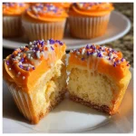Cheesecake-Stuffed Halloween Cupcakes – Hungry Happenings