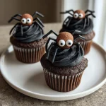Cookies & Scream Spider Cupcakes