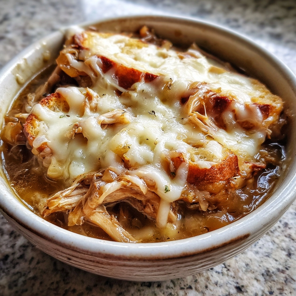 Cozy French Onion Chicken Soup Recipe for Chilly Nights