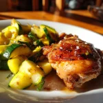 Delightful & Easy Asado Chicken with Lemon Zucchini Sauté