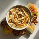 Easy caramel apple cheesecake dip recipe