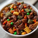 Halloween Chocolate Muddy Buddies