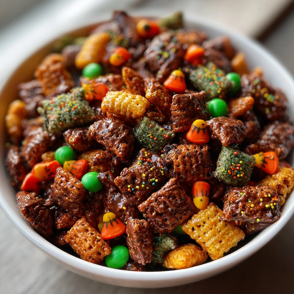 Halloween Chocolate Muddy Buddies