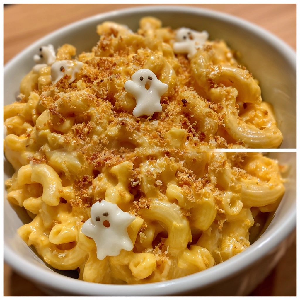 Halloween Mac and Cheese (traditional or GF)