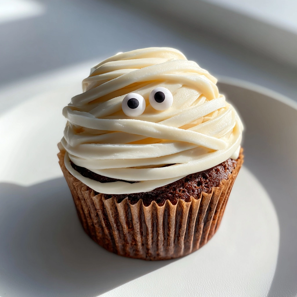 Halloween Mummy Cupcakes