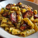 Irresistible Roasted Garlic Sausage & White Wine Pasta