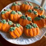 Orange Sugar Cookie Pumpkins
