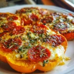 Pepperoni Pizza Pumpkins