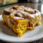 Pumpkin Cinnamon Roll Bake