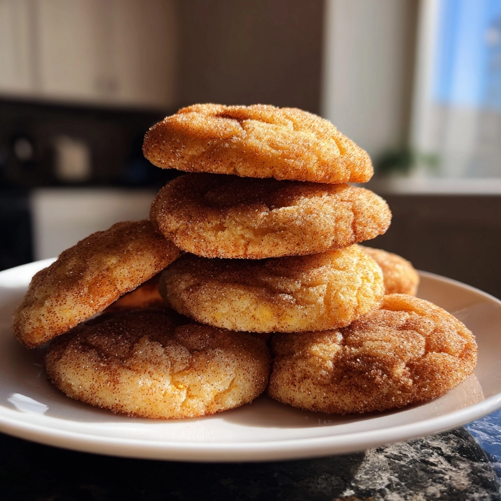 Pumpkin Snickerdoodle Cookies