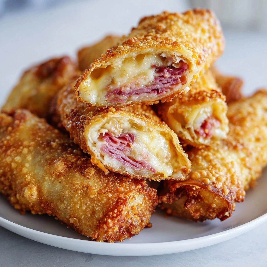 Reuben Egg Rolls
