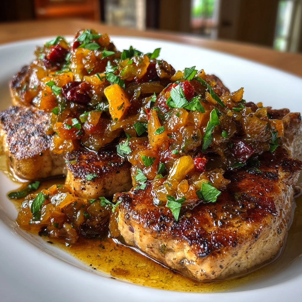 Savor the Season: Apple Chutney Pork Chops Recipe to Elevate Your Autumn Table!