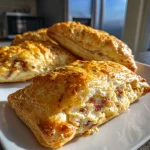Savory Puff Pastry Pockets with Feta, Bacon & Cream Cheese