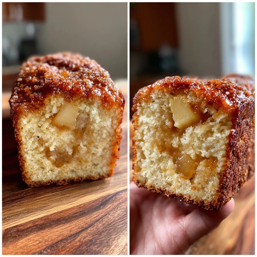 Spiced Apple Cider Donut Loaf with a Cinnamon Sugar Crust - Savory Splash