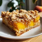 Summer Peach Bars