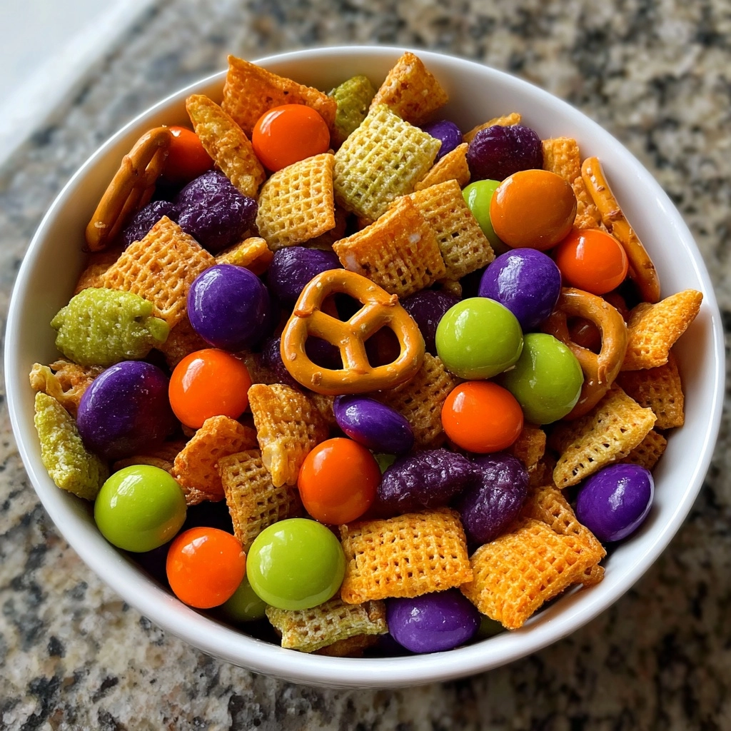 Witches’ Brew Chex Mix