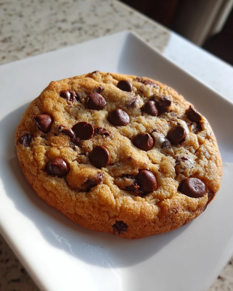 4-Minute Single Serve Chocolate Chip Cookie