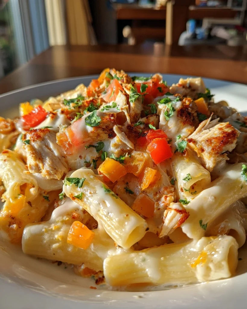 BBQ Ranch Chicken Pepper Jack Pasta