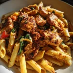 Bold Spicy Chipotle Chicken Penne Skillet