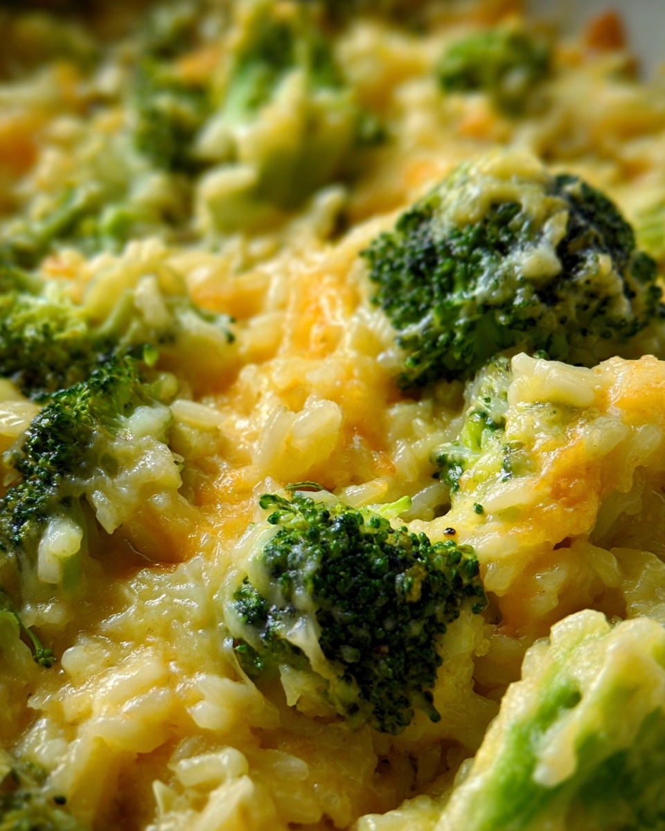 Broccoli Cheese Rice Casserole