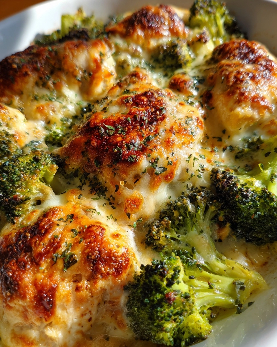 Cheesy Baked Chicken & Broccoli