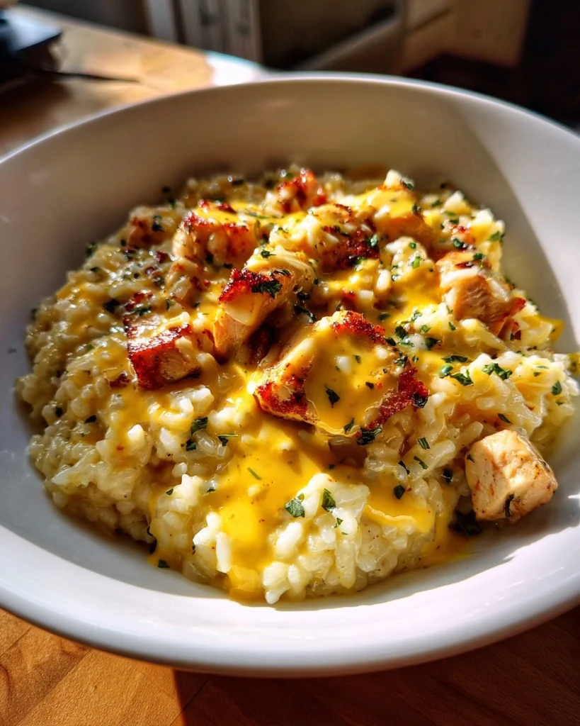 Cheesy Creamy Chicken and Rice