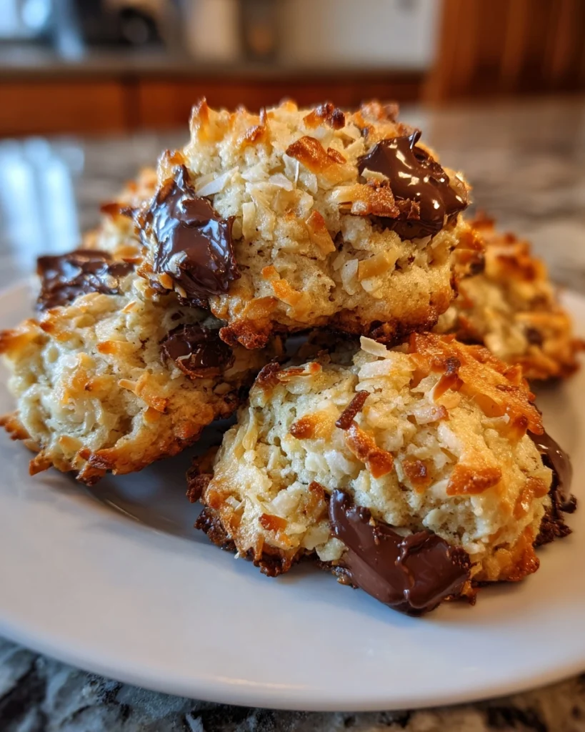 Chewy Almond Joy Cookies with Coconut, Chocolate &...