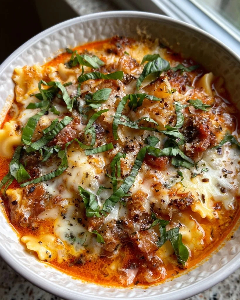 Cozy Lasagna Soup Recipe: A Hearty Comfort Dish