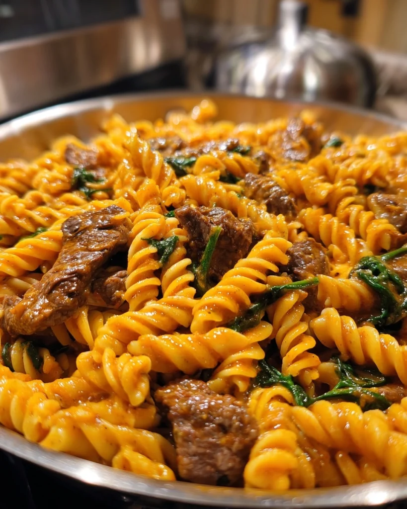 Creamy Bold Buffalo Garlic Steak Rotini