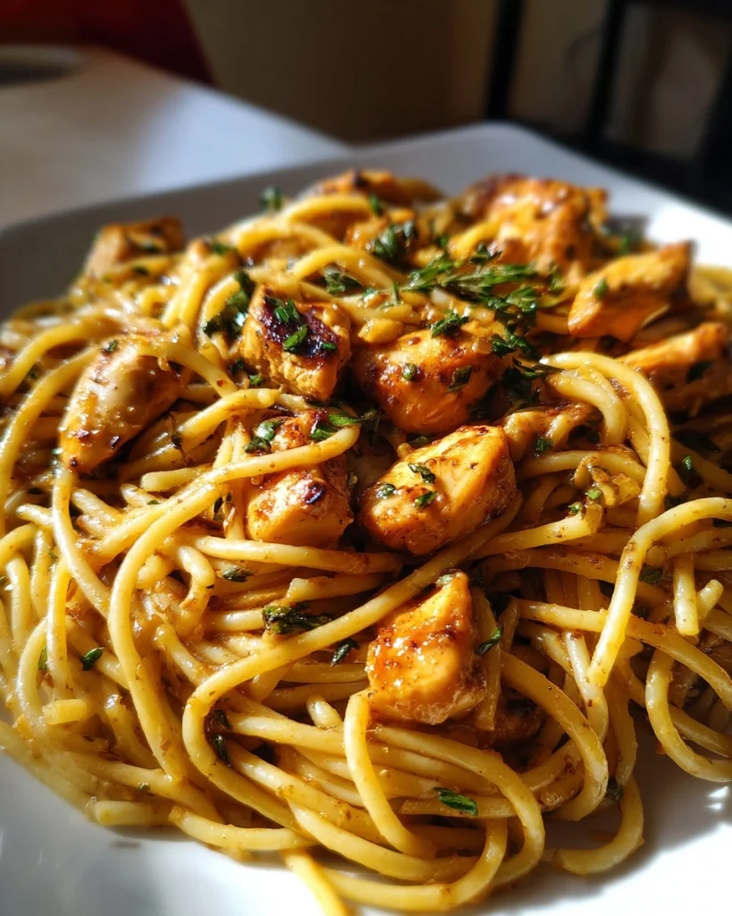 Creamy Cajun Honey Parmesan Chicken Pasta