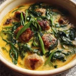 Creamy Italian Sausage Spinach Soup | We Are Recip...
