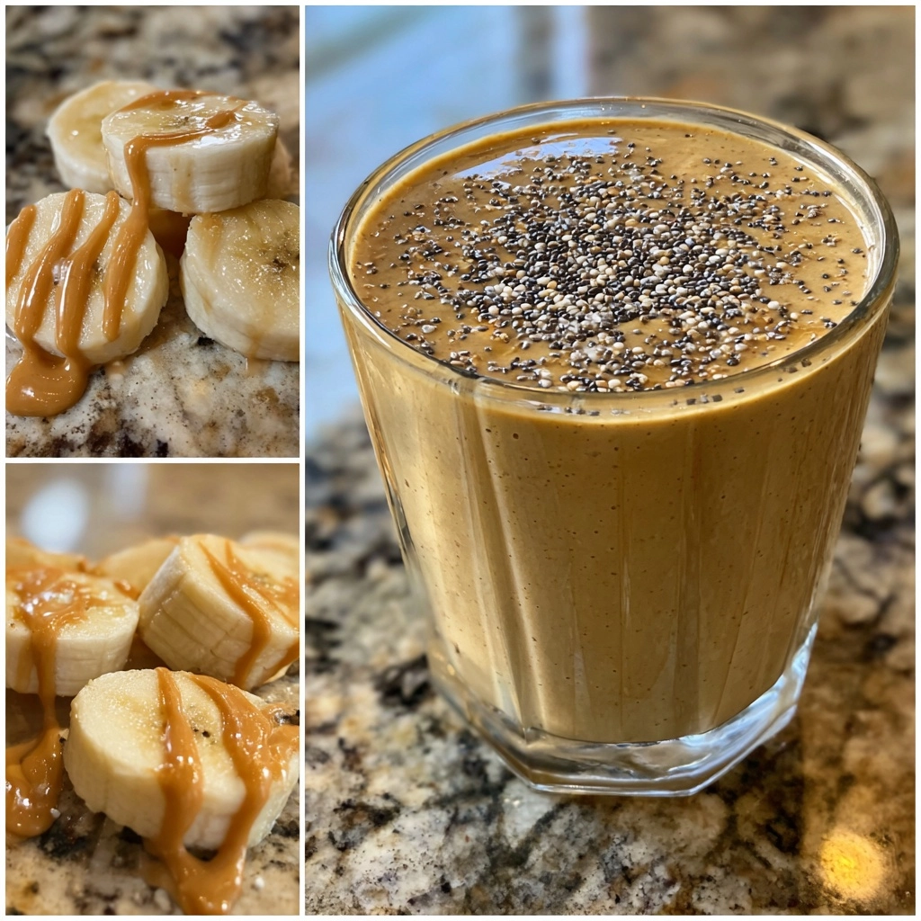 Creamy Peanut Butter Banana Smoothie