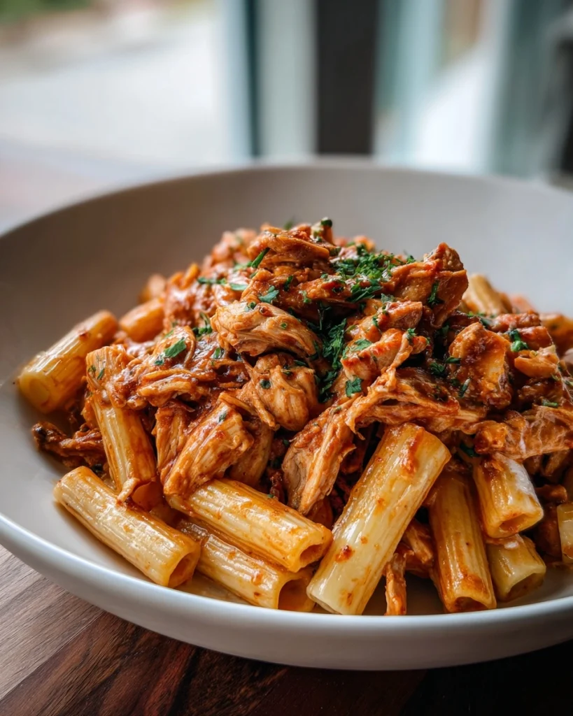 Creamy Smoky BBQ Ranch Chicken Pasta