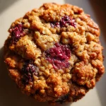 Crispy Blackberry Oatmeal Cookies