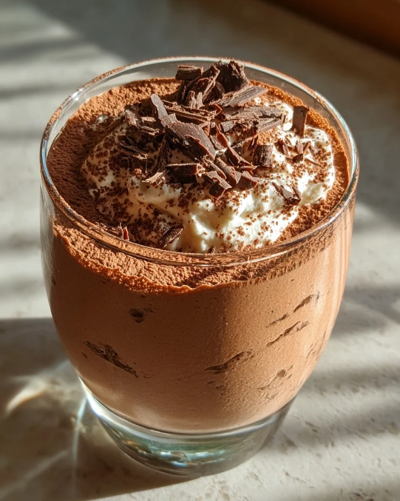 Easy 3-Ingredient Cottage Cheese Chocolate Mousse