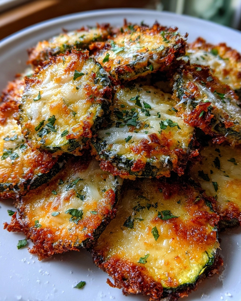 Easy Air Fryer Zucchini Parmesan