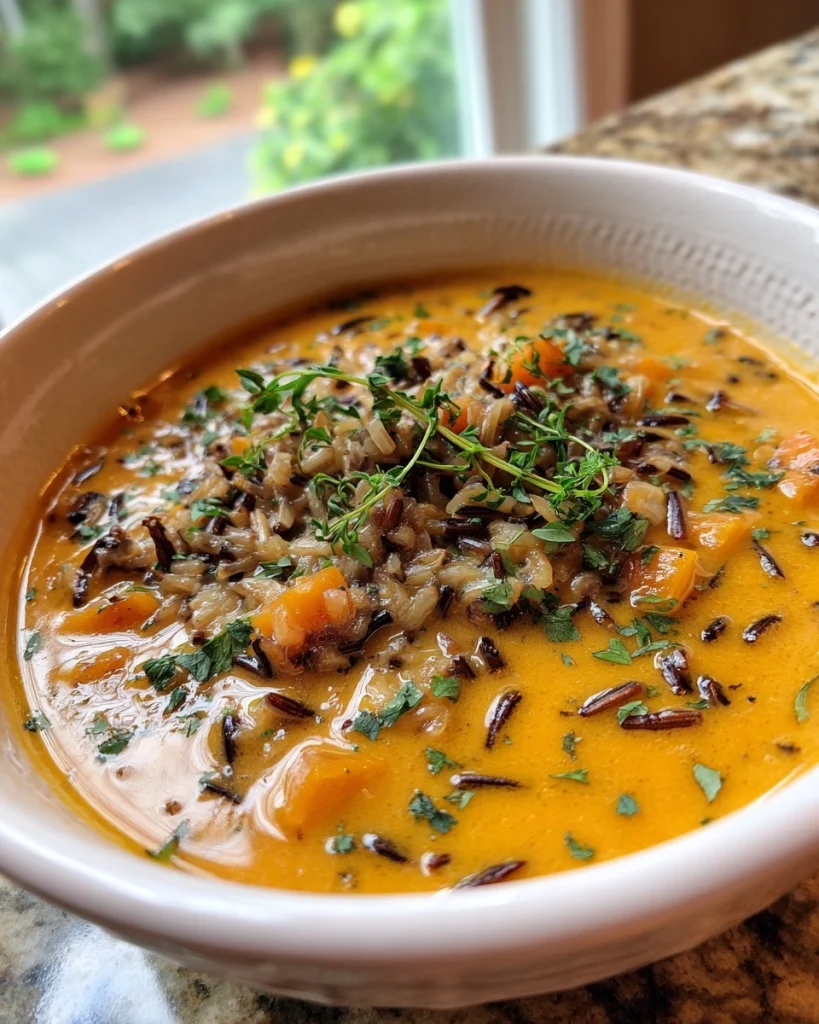 Fall Favorite: Vegan Pumpkin Wild Rice Soup