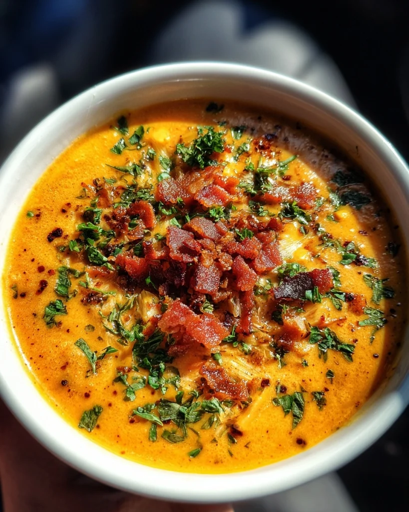 Irresistible Baked Chipotle Cheddar Sweet Potato Chowder