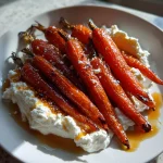 Irresistible Roasted Carrots with Whipped Ricotta & Hot Honey