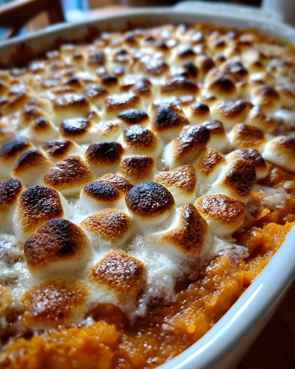 Irresistible Sweet Potato Casserole with Marshmallows Recipe