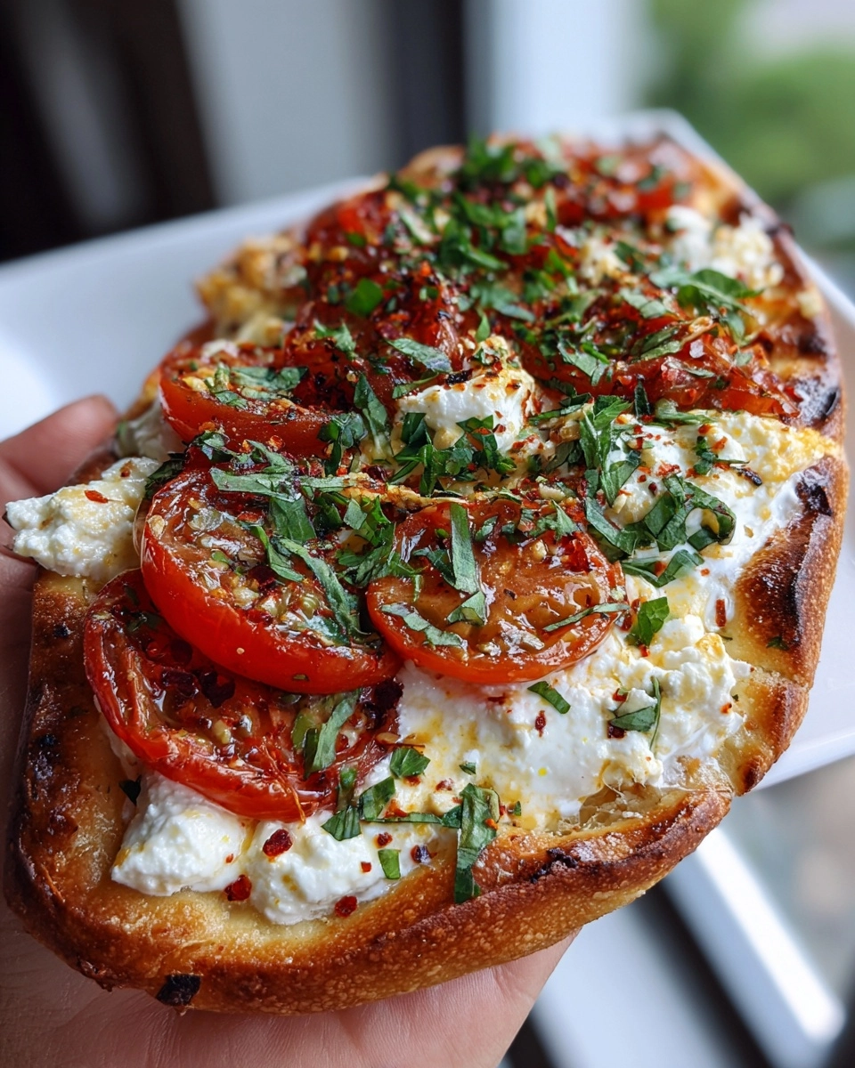 Savory Cottage Cheese Flatbread