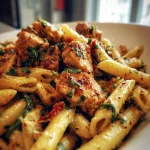 Smoky Cajun Ranch Chicken Penne Skillet